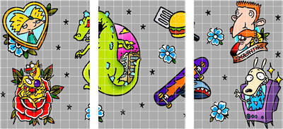 16oz Cartoon-T 3234